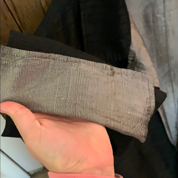 Handmade open front blazer made with rugged satin - Picture 2 of 4